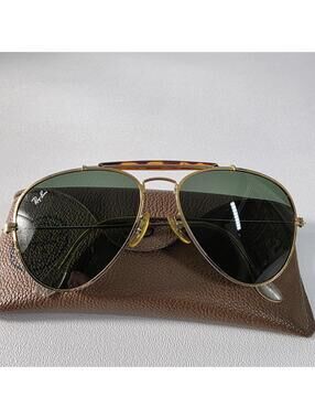 Vintage B&L RAY-BAN USA Bausch&Lomb 58-14 Outdoorsman Aviator Sunglasses